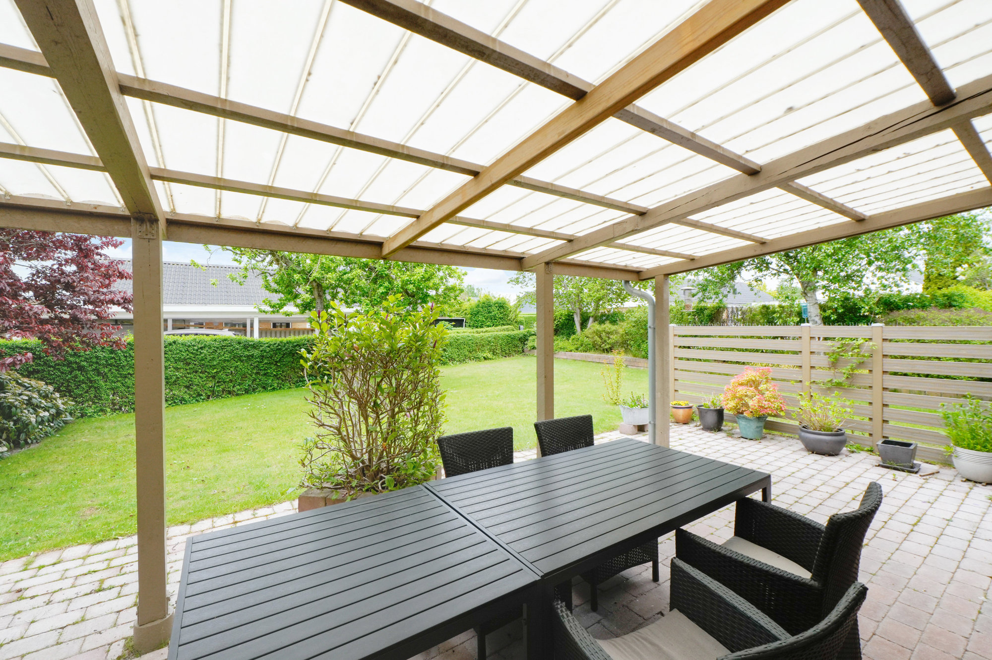 Overdækket terrasse