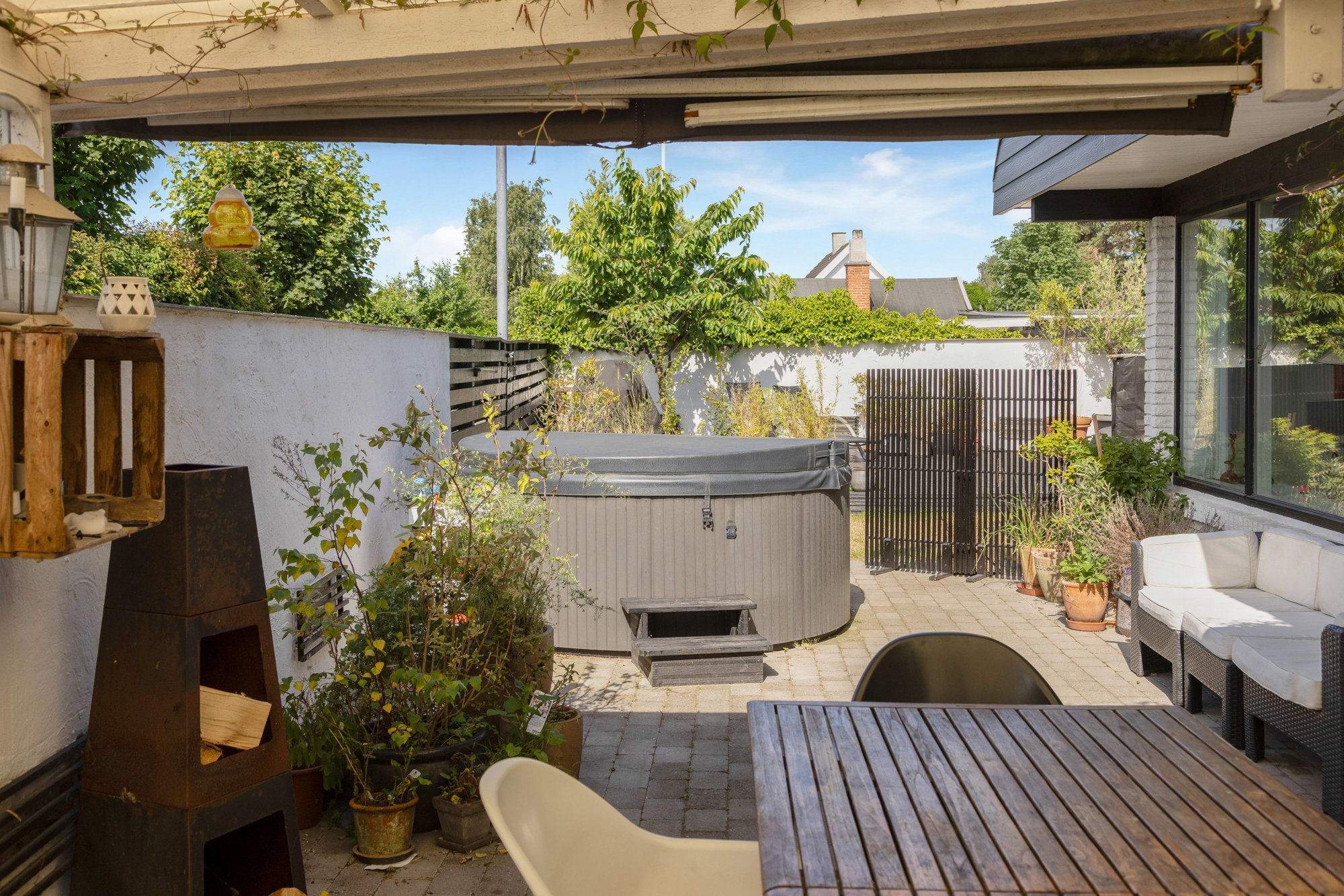 Overdækket terrasse
