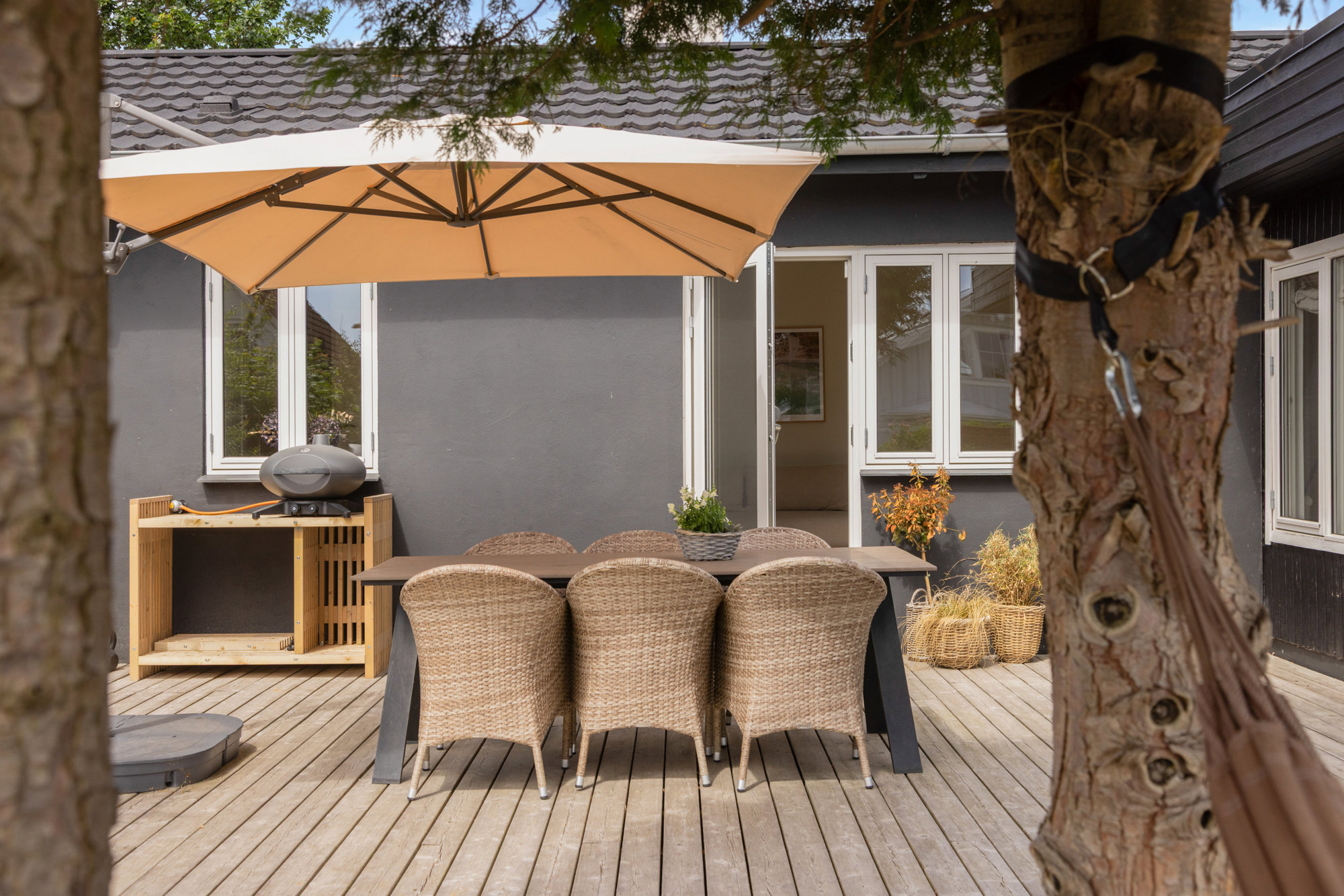 Overdækket terrasse