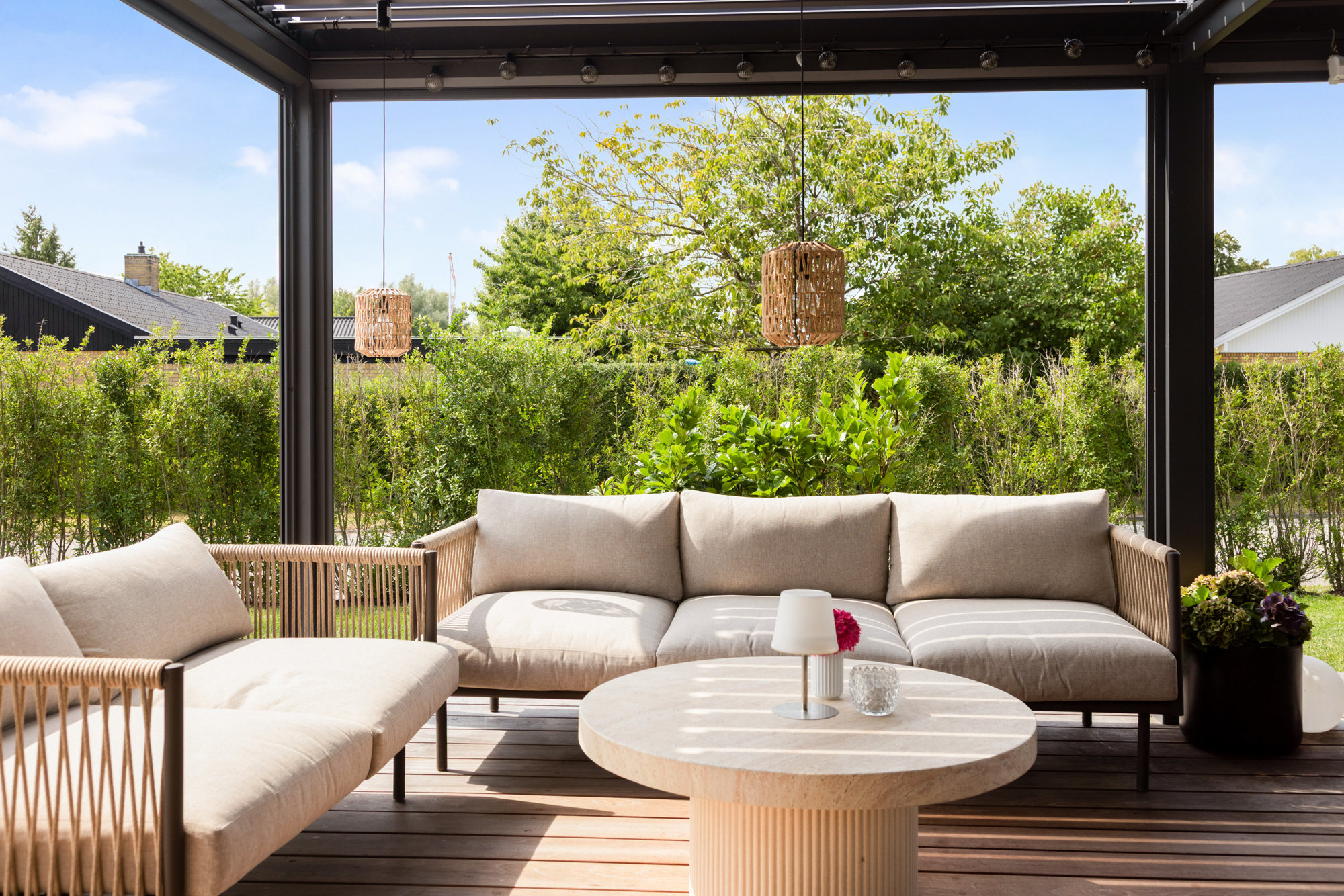 Overdækket terrasse
